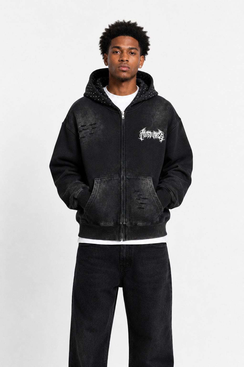 Silent Crown Zip Up Hoodie