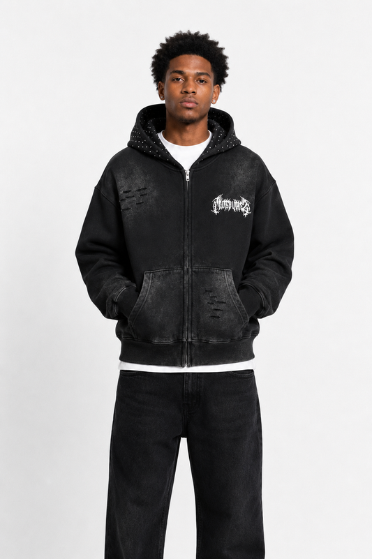 Silent Crown Zip Up Hoodie